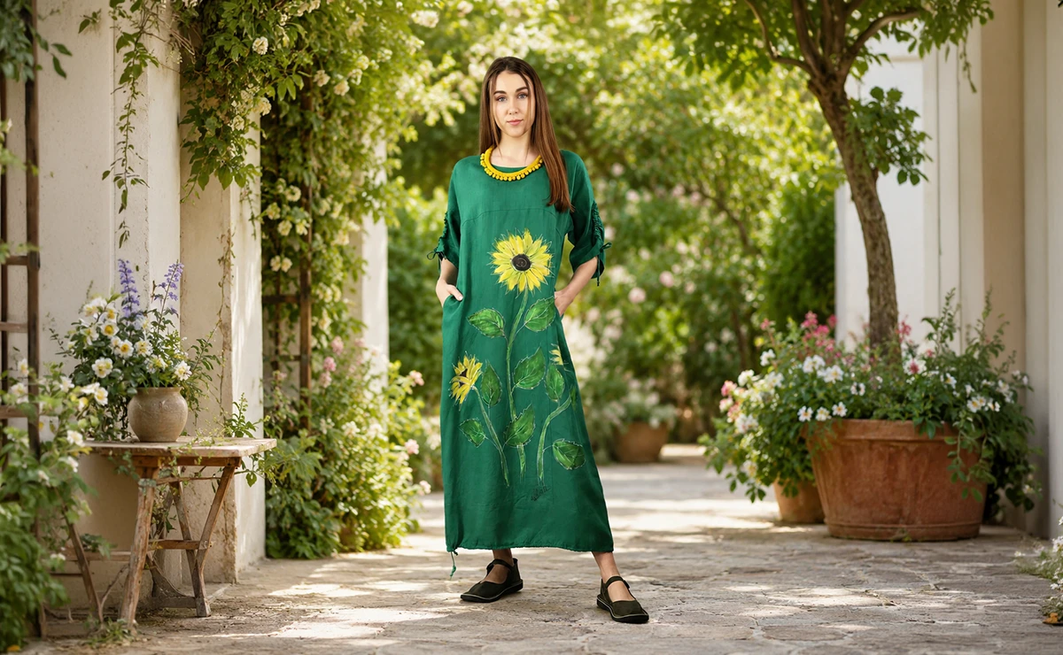 Sukienka lniana oversize – dla kogo będzie dobrym wyborem